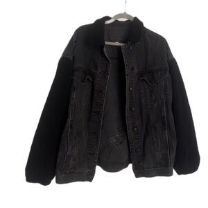 American Eagle Outfitters Gray Denim Jacket